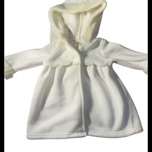 Starting Out Baby Girls 9 Months Rosette Faux-Fur Trim Jacket